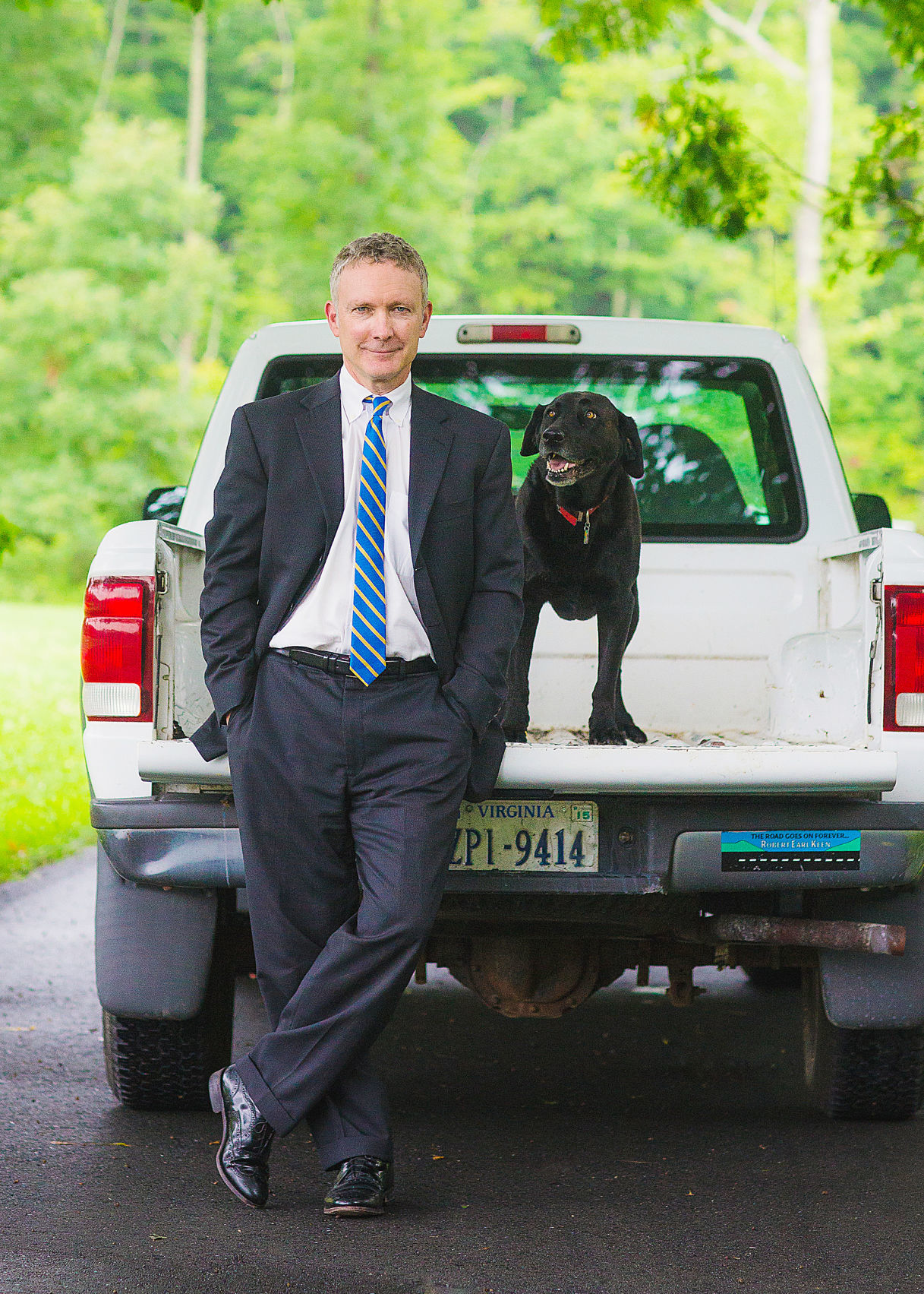 Martin and dog